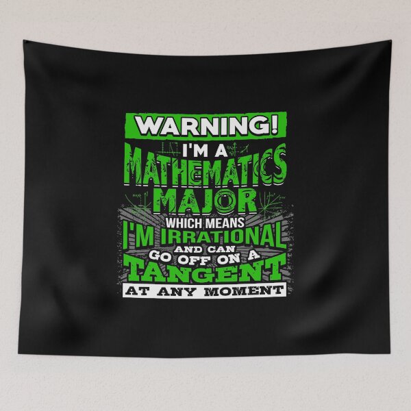 Item preview, Funny Mathematics Major Apparel | Warning I'm Irrational designed and sold by highparkoutlet.