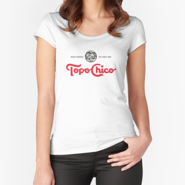 topo chico mineral water Fitted Scoop T-Shirt