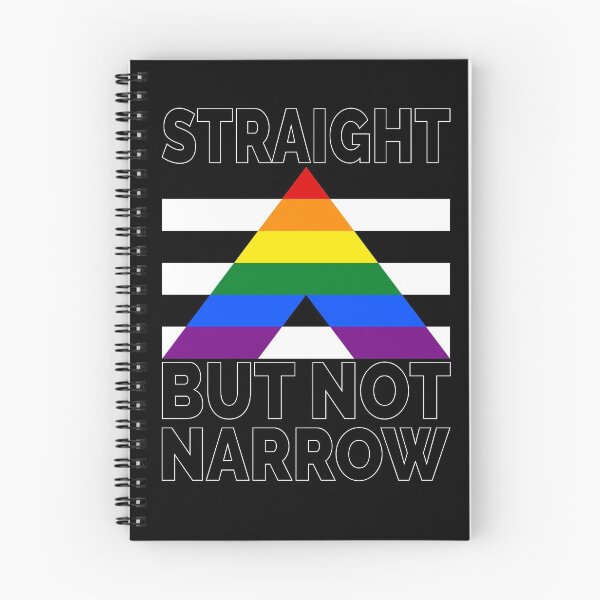 Item preview, Straight But Not Narrow Straight Ally Supporting the LGBTQIAplus Community designed and sold by NicheteesStore.