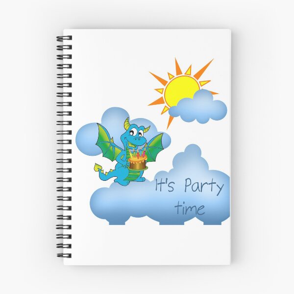 Item preview, birthday dragon party Time designed and sold by helyx79.