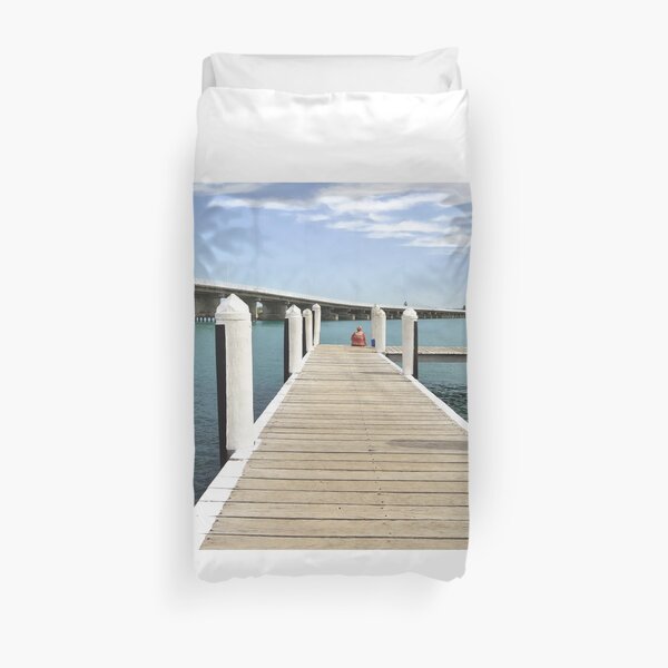 Forster jetty 63 Duvet Cover