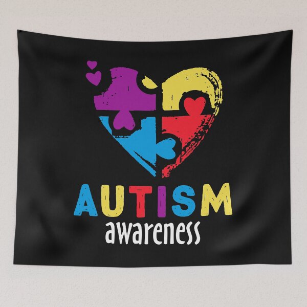 Item preview, Autism Awareness Month Ribbon Heart designed and sold by Bendthetrend.