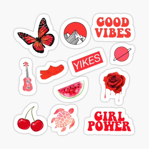 Red Pack Sticker