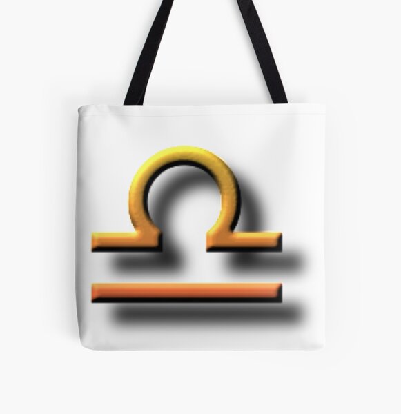 #Unicode #Character “♎” (U+264E) ♎ #Name: #Libra All Over Print Tote Bag