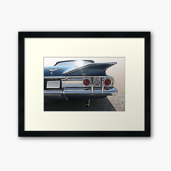 1960 Chevy Impala Framed Art Print