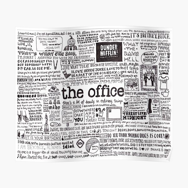 A Visual Representation of the Office Poster