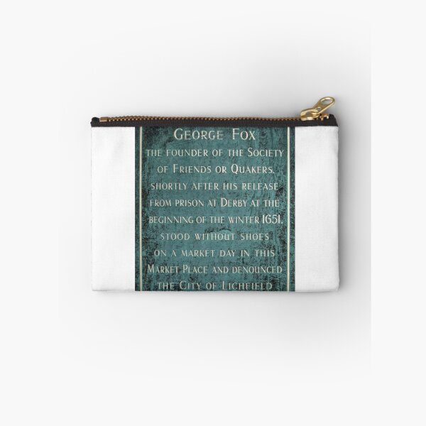 Item preview, Plaque George Fox founder of Quakers Lichfield England 19840926 0046 designed and sold by Fred Mitchell.