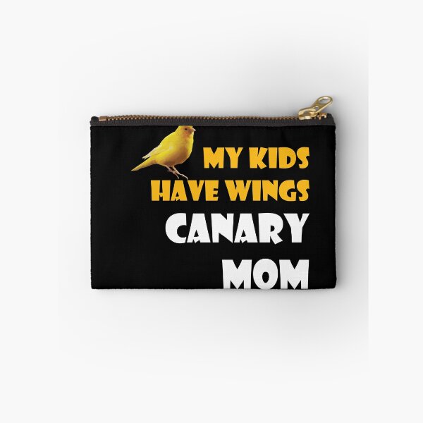 Item preview, My Kids Have Wings Canary Mom Shirt designed and sold by drwigglebutts.