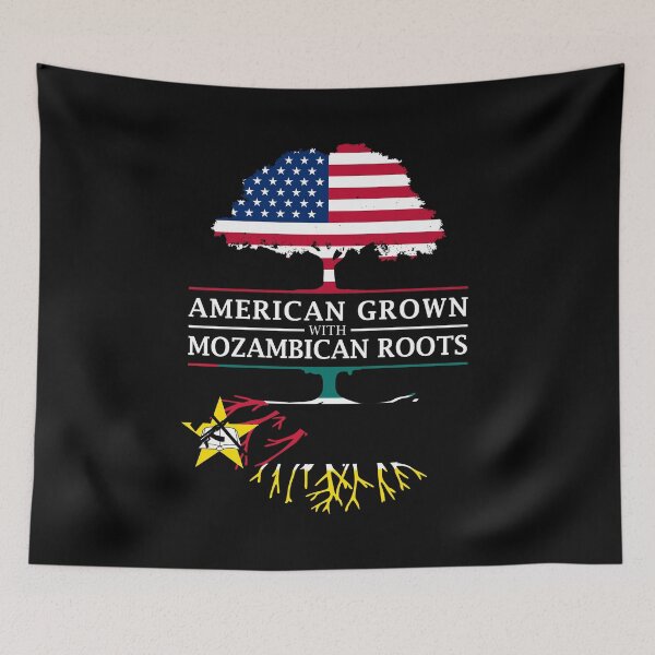 Item preview, American Grown with Mozambican Roots   Mozambique Design designed and sold by ockshirts.
