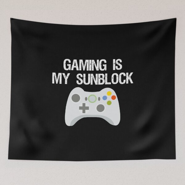 Item preview, Gaming Nerd Design Gaming Is My Sunblock Gift for Geeks designed and sold by RozWatts.