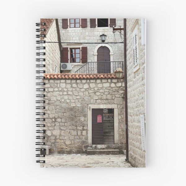 Item preview, Old stone house and street Perast Montenegro designed and sold by goceris.
