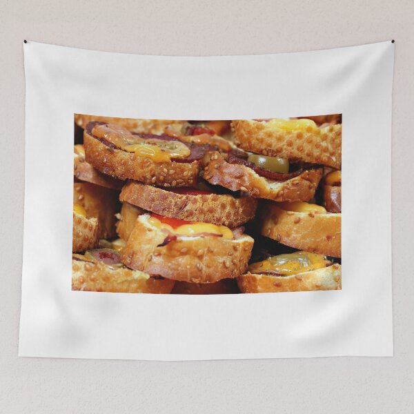 Item preview, delicious bruschetti with cheese olives and salami   designed and sold by goceris.