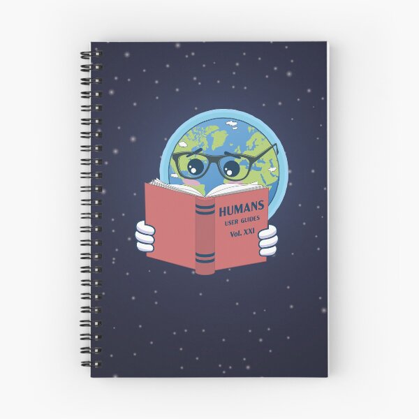 Item preview, Planet Earth reading a book about humans  designed and sold by hitpointer.