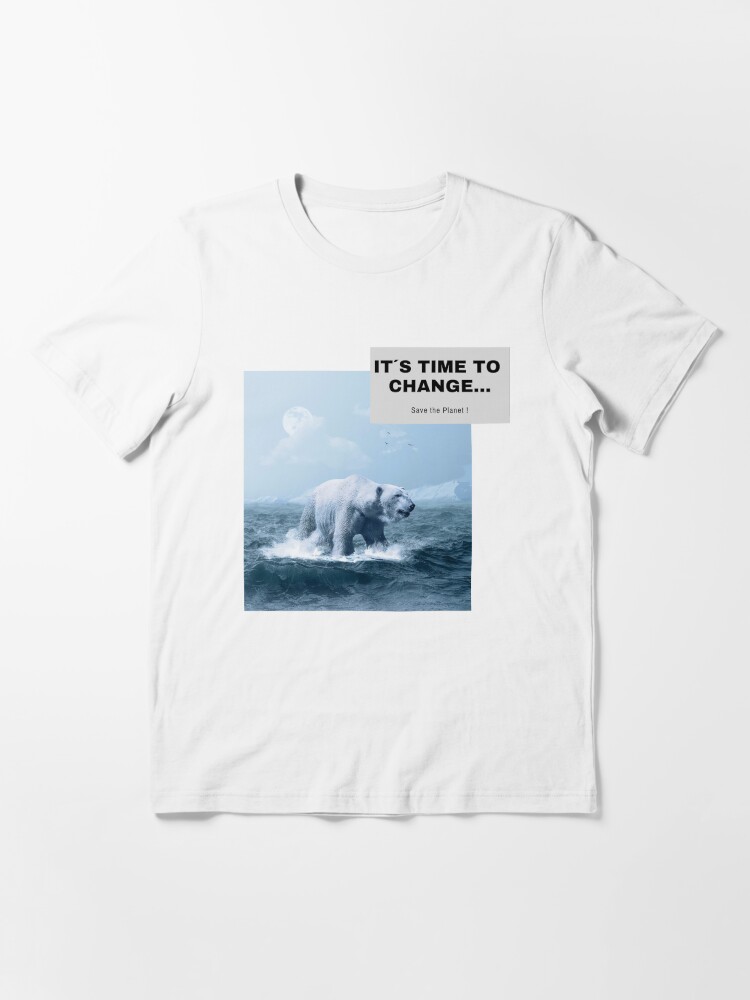 Alternative Ansicht von Klimawandel - Eisbär Essential T-Shirt