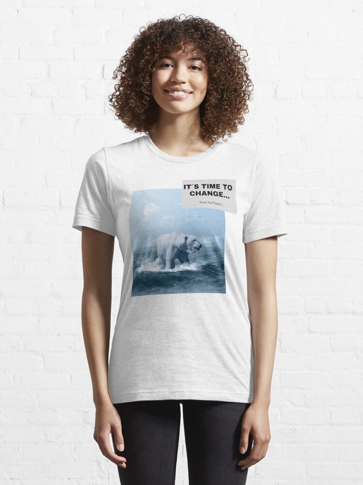 Alternative Ansicht von Klimawandel - Eisbär Essential T-Shirt