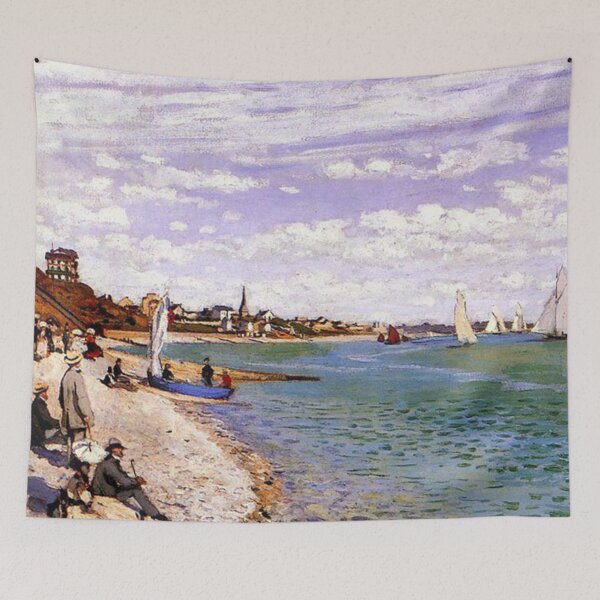 Aperçu de l'œuvre Régate à Sainte-Adresse (Monet) créée et vendue par hamptonstyle.