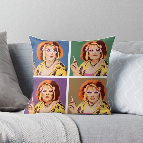 The Auburn Jerry Hall Pop Art Throw Pillow