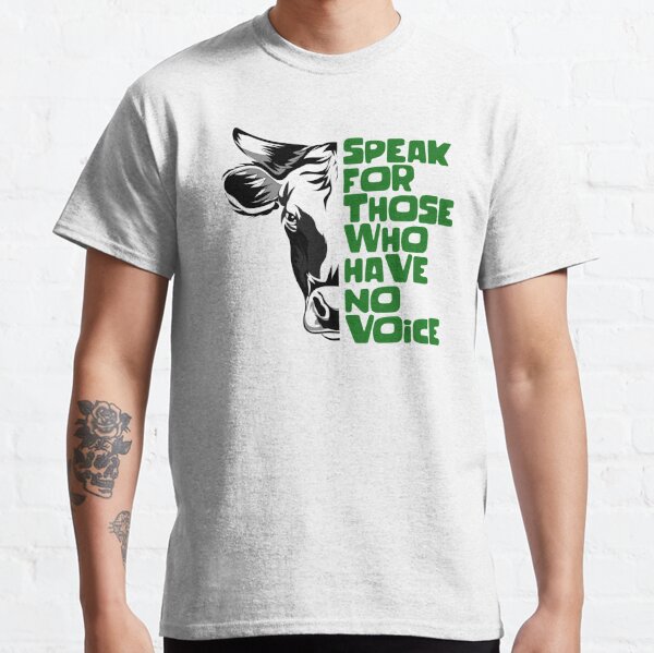 Animal Rights / Vegan Quote : Cow Face Classic T-Shirt