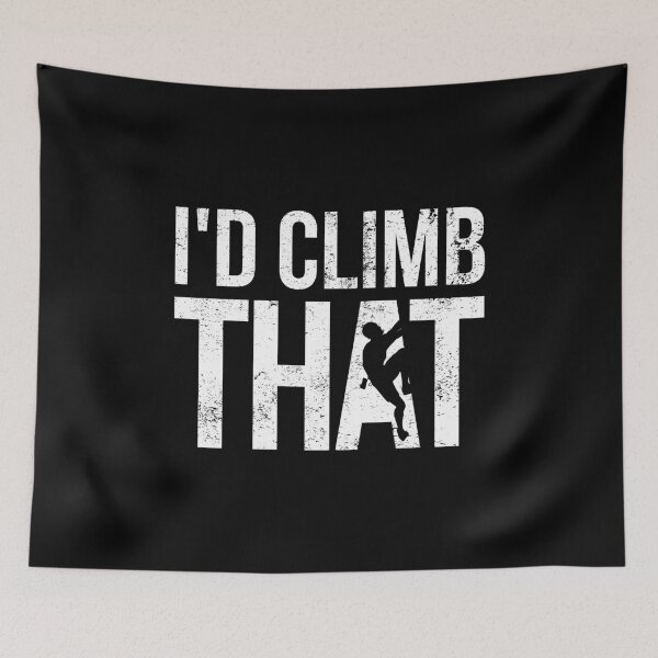 Item preview, Rock Climbing Vintage - I'd Climb That - designed and sold by EstelleStar.