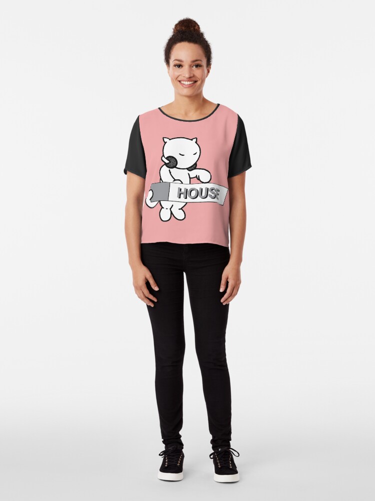 Alternate view of DJ House Kitty Chiffon Top