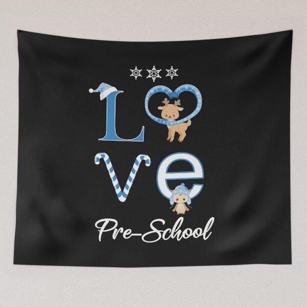 Item preview, Christmas Holiday Teacher Student Gift Love Pre School Blue Critters designed and sold by Sapphire Star.