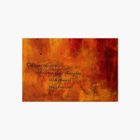 Observe Art Board Print