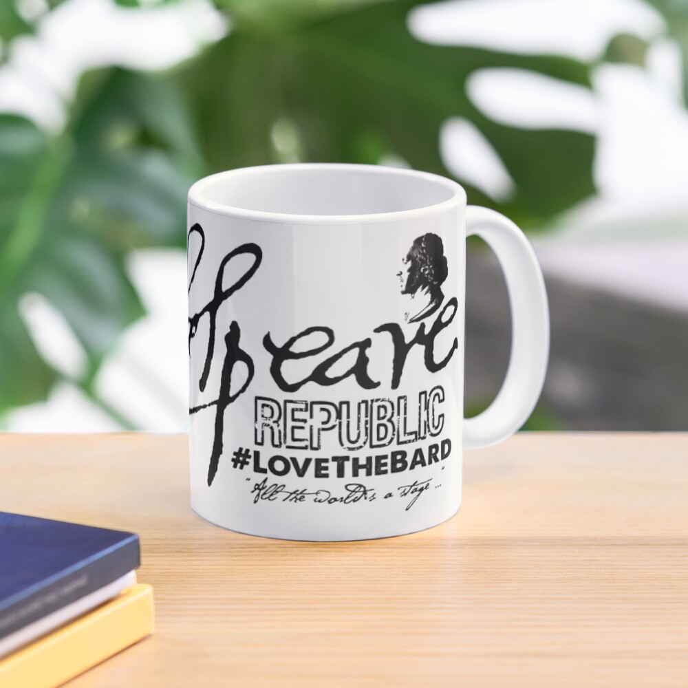 Shakespeare Republic Black Text Coffee Mug