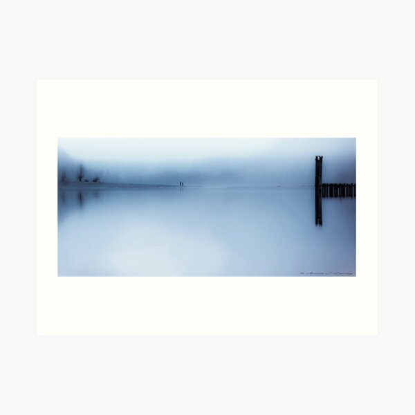 Misty Blue Art Print