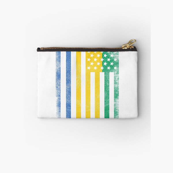 Item preview, Gabonese American Flag   Gabon and USA Design designed and sold by ockshirts.