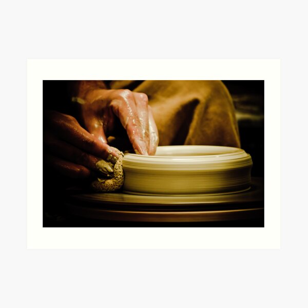 Wheel Turned Pottery Art Print
