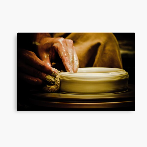 Wheel Turned Pottery Canvas Print