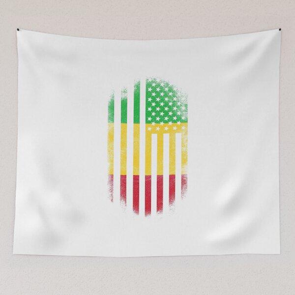 Item preview, Malian American Flag   Mali and USA Design designed and sold by ockshirts.