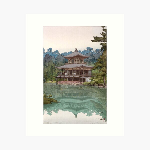 Item preview, Yoshida Hiroshi - The Golden Pavilion - Kinkaku designed and sold by ArtExpression.
