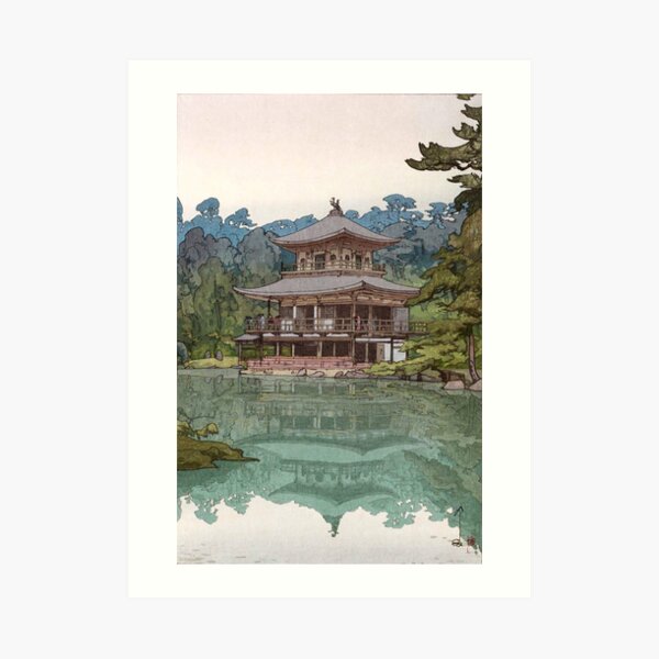 Yoshida Hiroshi - The Golden Pavilion - Kinkaku Kunstdruck