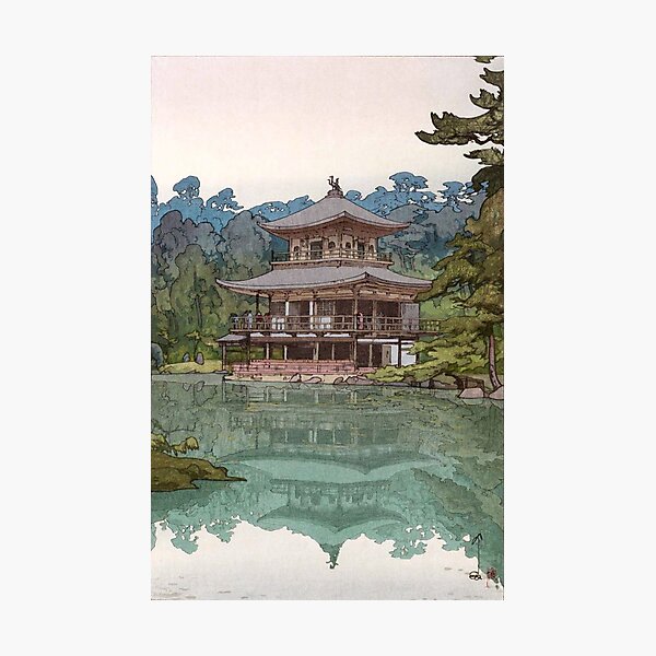 Item preview, Yoshida Hiroshi - The Golden Pavilion - Kinkaku designed and sold by ArtExpression.