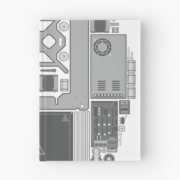 Item preview, 3D Printer Components Engineering T Shirt designed and sold by Clort.