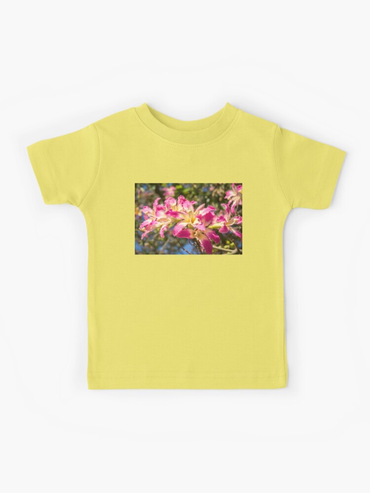 Sweetheart Pink Promise - Dewy Petaled Rosebud Unfurling Kids T