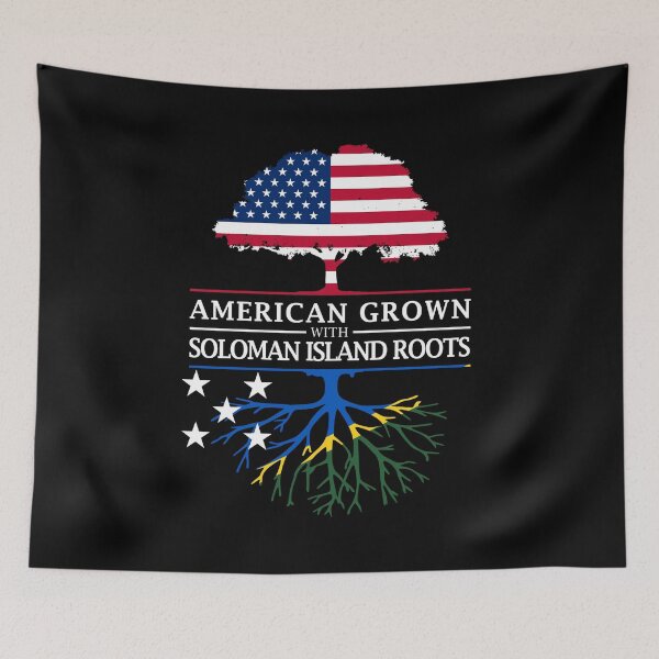 Item preview, American Grown with Soloman Island Roots designed and sold by ockshirts.