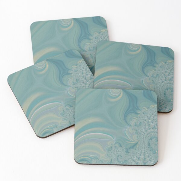 Item preview, Soft Green Fractal 2 - Abstract Art by Fluid Nature designed and sold by vmajzlik.