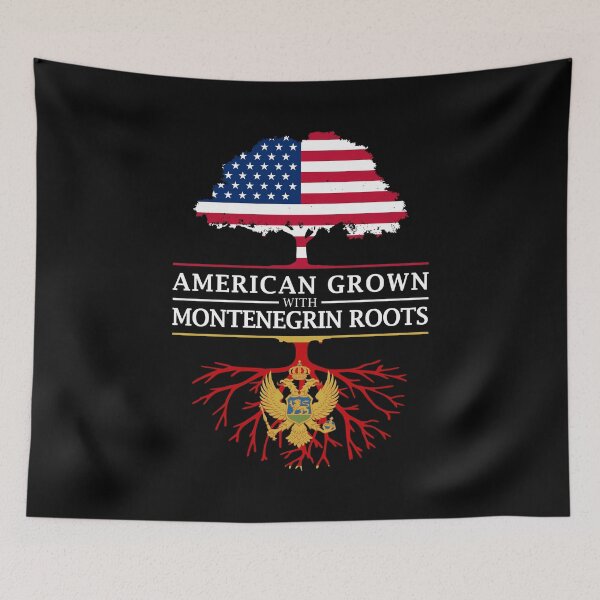 Item preview, American Grown with Montenegro Roots   Montenegrin Design designed and sold by ockshirts.