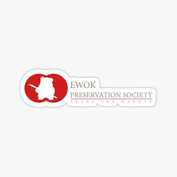 Item preview, Sociedad de Preservación Ewok designed and sold by iamtomic.
