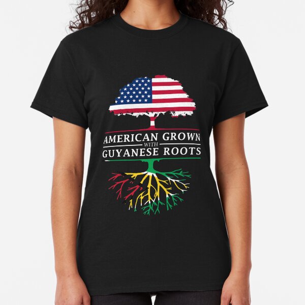 American Grown with Guyanese Roots Guyana Design Classic T-Shirt