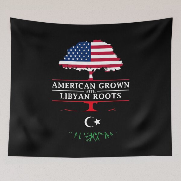 Item preview, American Grown with Libyan Roots   Libya Design designed and sold by ockshirts.