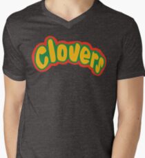 Clovers Bring It On Uniform Symbol Men's V-Neck T-Shirt
