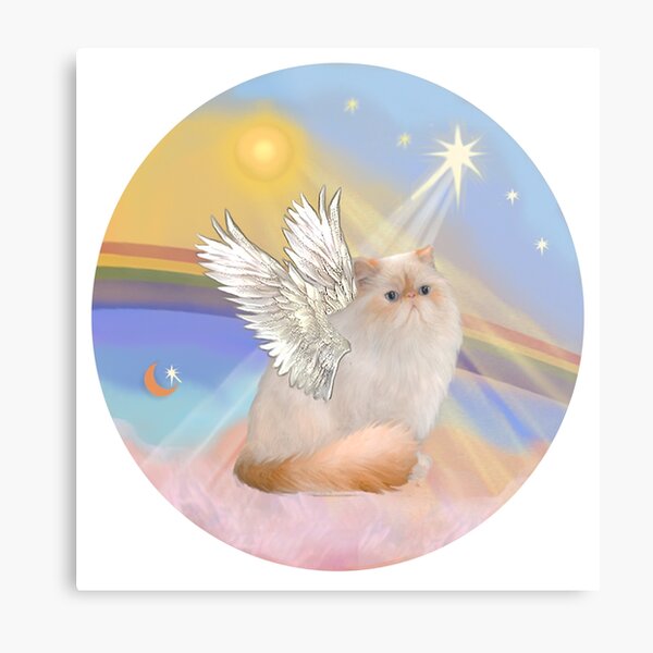Item preview, Heavens Clouds - Himalayan Angel Cat (Flame Point) designed and sold by JeanBFitzgerald.
