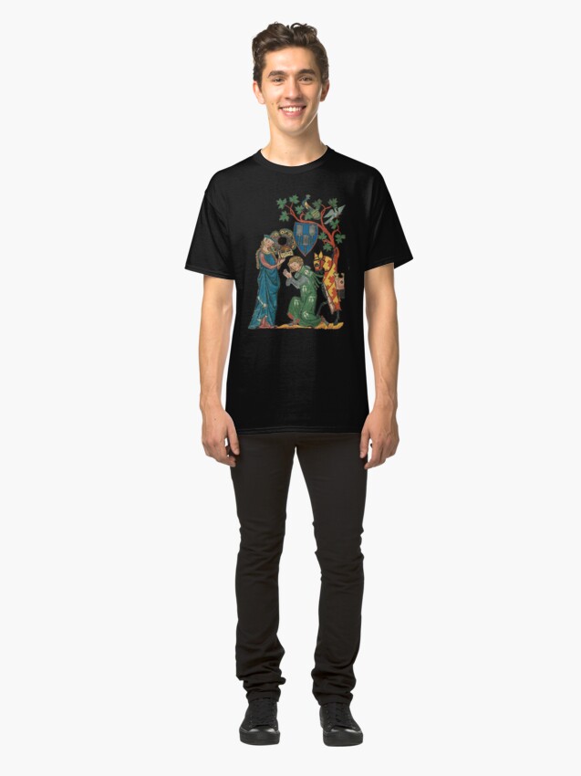 Alternate view of Medieval German Minne art Classic T-Shirt