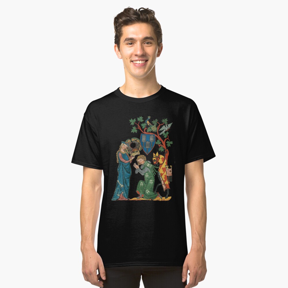Medieval German Minne art Classic T-Shirt