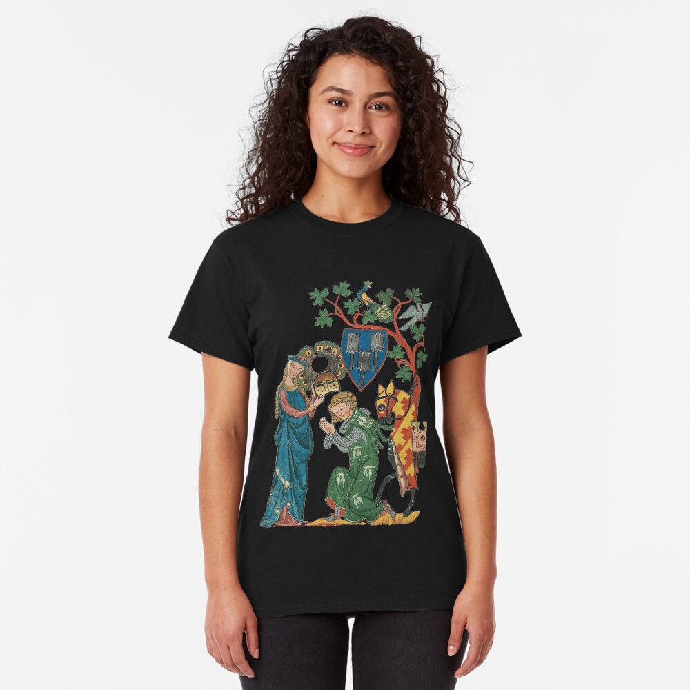 Medieval German Minne art Classic T-Shirt