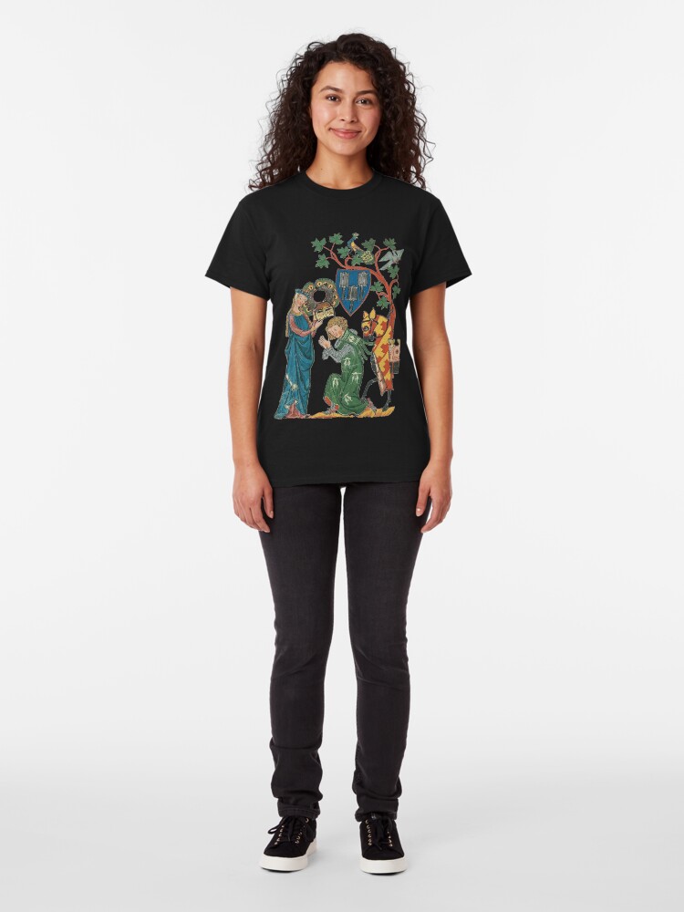 Alternate view of Medieval German Minne art Classic T-Shirt