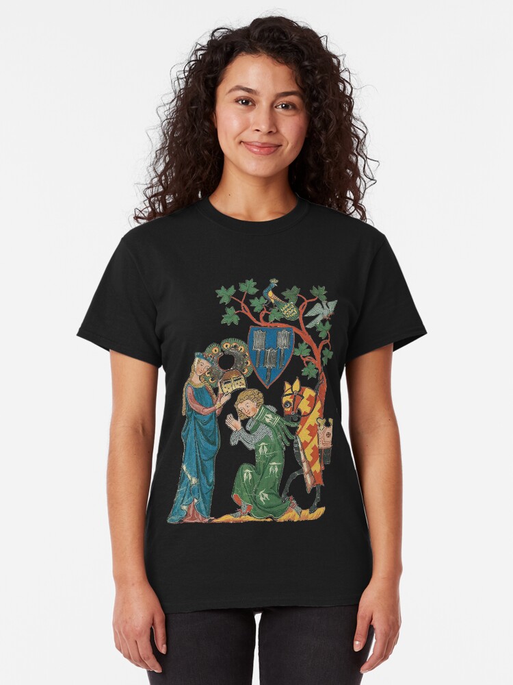 Alternate view of Medieval German Minne art Classic T-Shirt